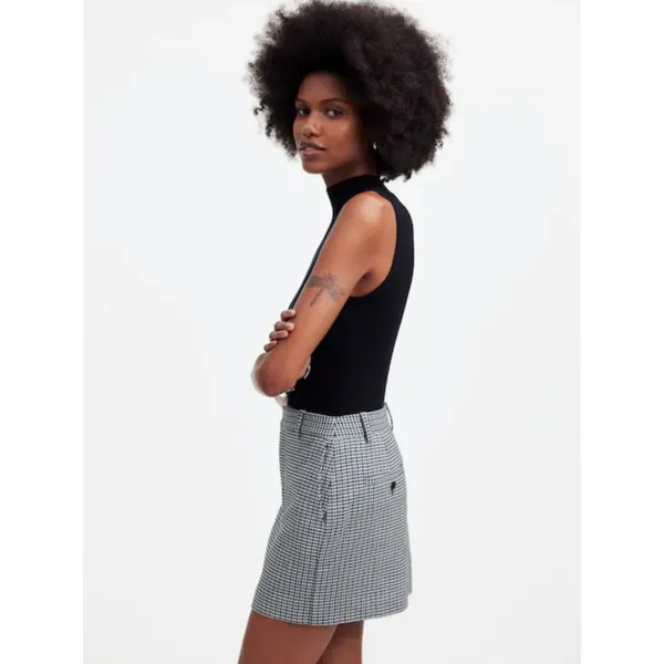 NWT Madewell Suiting Mini Skirt‎ Sz 4 - Image 3