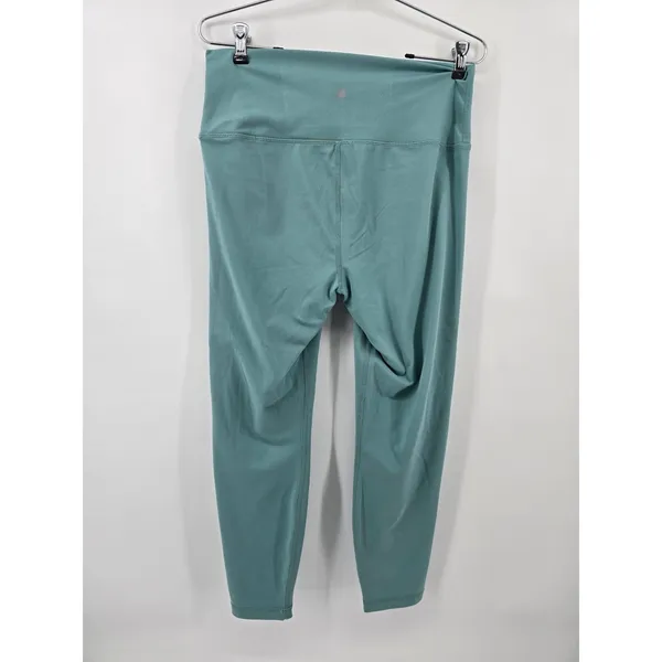 Yogalicious Lux Leggings Womens XL Sage Green High Waist 7/8 Ankle Activewear - Image 2
