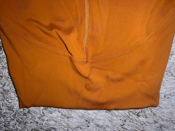 Lululemon Burnt Orange Leggings - Image 3