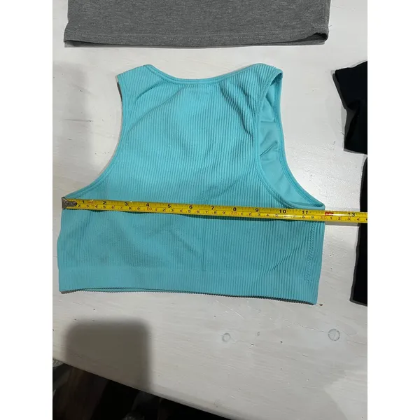 Crop Top Bundle: garage Ribbed, Cami, Angel Graphic, one shoulder S‎ - Image 8