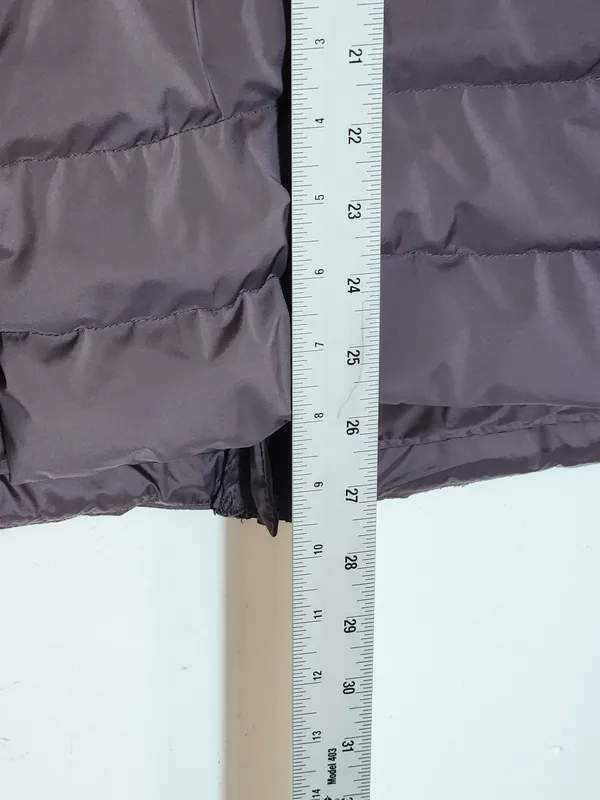 32 Degrees Dusty Purple Hooded Puffer Jacket Size Medium - Image 6