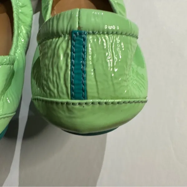 TIEKS Mint Patent Leather Ballerina Flats 7 limited sold out online - Image 6