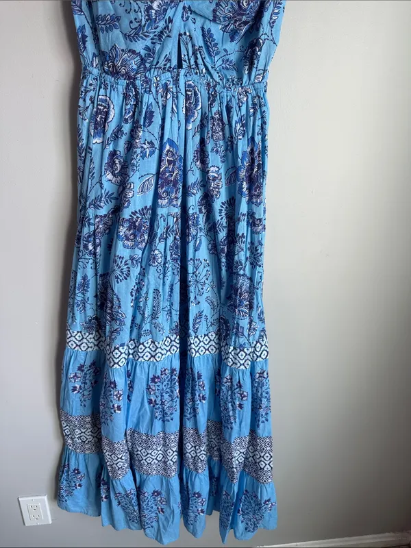 Tuckernuck Celina Moon Flavian Maxi Dress Medium - Image 7