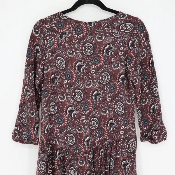 Garnet Hill Women's Floral Paisley Pocket Boho Dress Woman Plus Size 6 Western‎ - Image 10