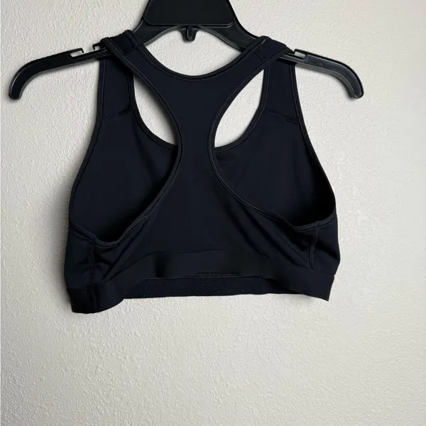 Nike Women Size Large Basic Black Sports‎ Bra - Image 3