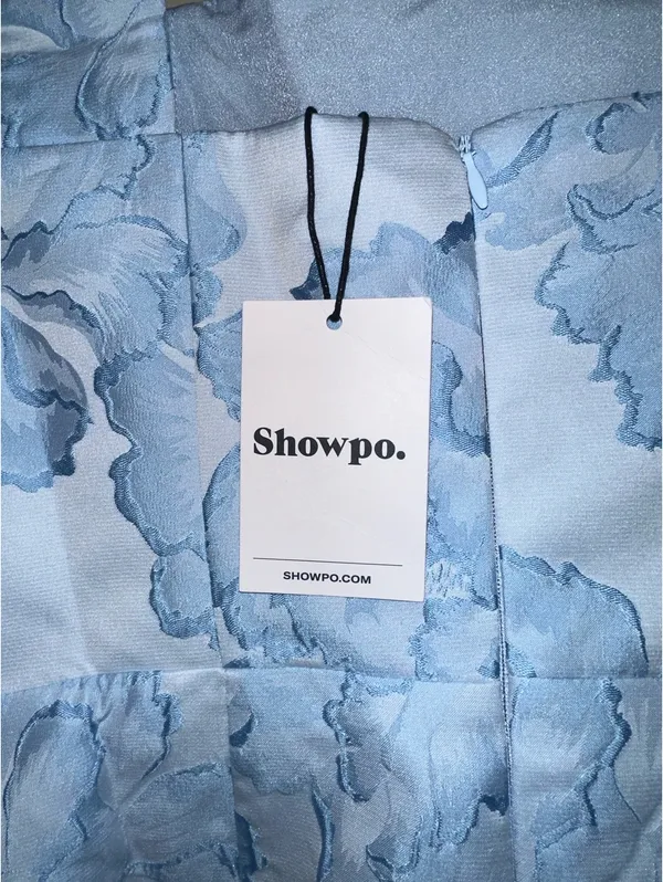 Showpo Kyra Mini Dress Blue Floral - Image 5