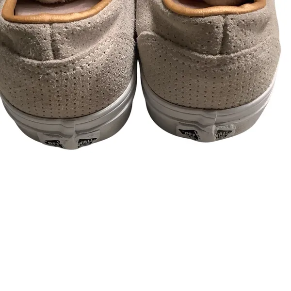 Vans Women's Beige Slip-On Sneakers, Size 7 - Image 8