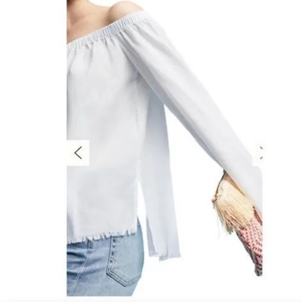 Cloth‎ & Stone (Anthropologie) Off the Shoulder Top - Image 3