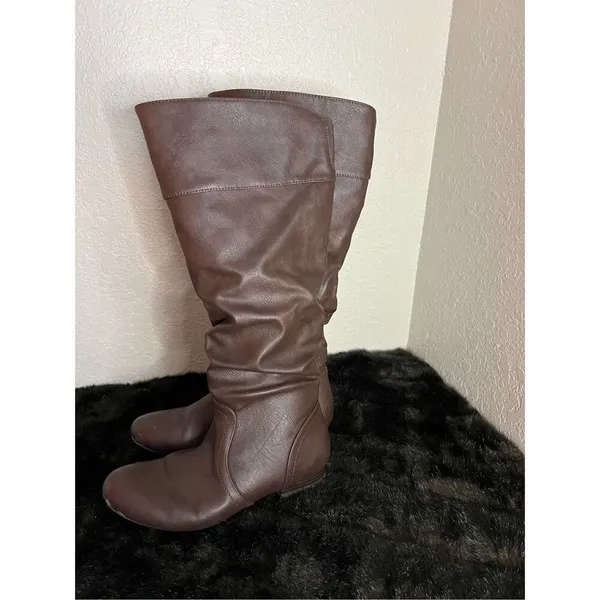 Dream pairs BURUDANI Women's Knee High Pull‎ On Fall Weather Winter Boots 8 - Image 4