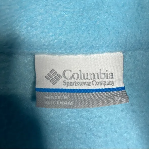 Columbia blue fleece jacket size‎ small - Image 3