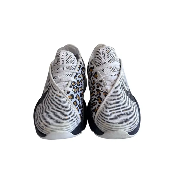 Nike SuperRep Cycle White Black Leopard Print Indoor Cycling Shoes SZ 8 - Image 2
