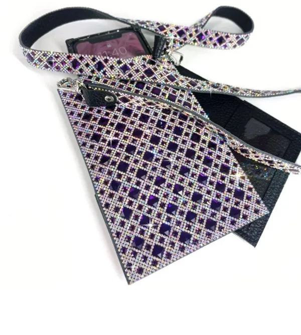 Crossbody Phone Purse Blue - Image 2