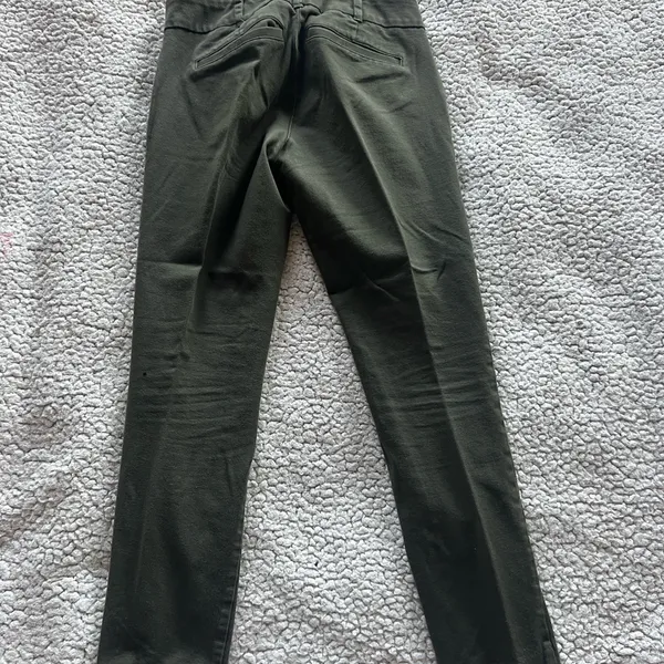 Zara Olive Green Pants Size 0 - Image 4