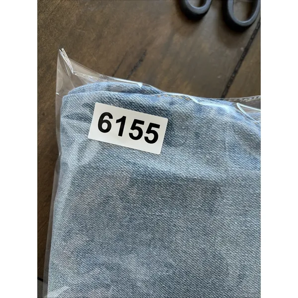 Levis Ribcage Straight Ankle Womens 28 Light Blue Distressed Jeans Retro - Image 8
