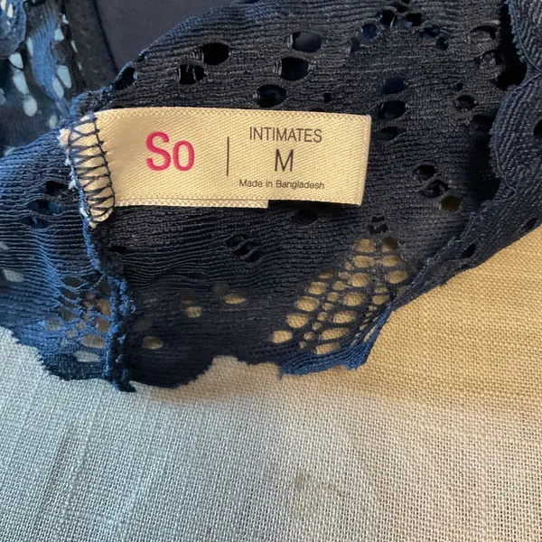 Lace Bra Black Size M - Image 5