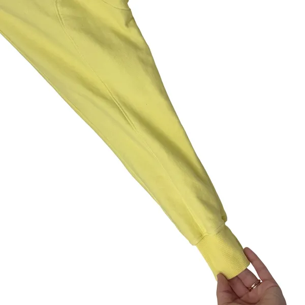 FP Movement Free People‎ Womens Yellow Half Zip Hoodie Sweatshirt Size XS - Image 3