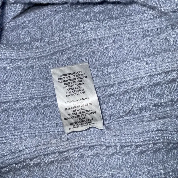 Industry‎ Low Tide Cable Knit Short Sleeve Sweater Size Medium - Image 5