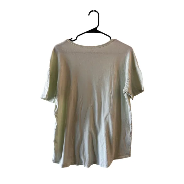 Offline by Aerie Pale Blue Green Yeah Sure Okay Graphic Tee Women Sz S - Image 8