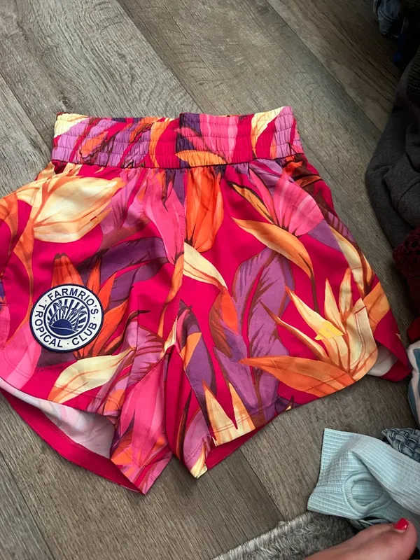 NWT! FARM Rio x Adidas Pacer Shorts size XS - Image 2