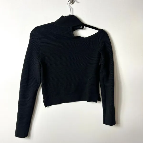 Abercrombie & fitch soft‎ collection open shoulder sweater women's size XS - Image 5