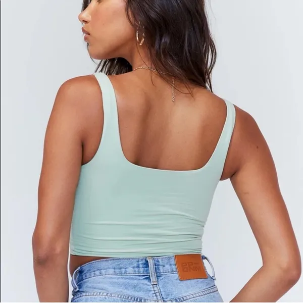 Princess Polly Leighton Top in Green Size 0 New with tag - Image 4
