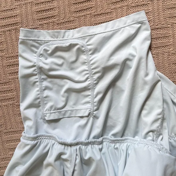 Light Blue Flowy Swim Skort Size Small - Image 6