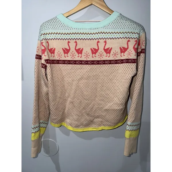 Free People Dream Whispers Sweater Flock Tales Christmas Xmas Sz L - Image 2