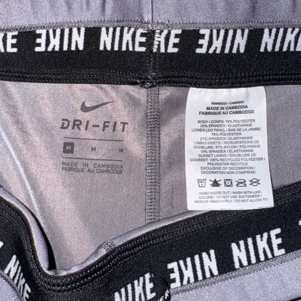 Grey Nike Dri-Fit Leggings - Image 4