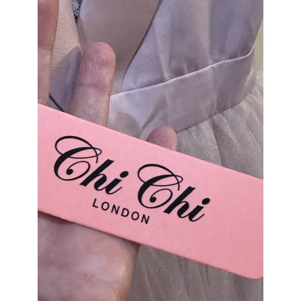 CHI CHI ZEINA POWDER MIDI DRESS Mink Size US 6 Cocktail Tulle Lace‎ Party Dress - Image 9