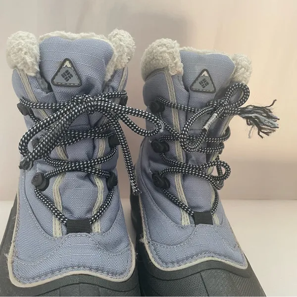 Columbia Cascadian Trinity Winter Snow Boots Womens 7 Blue Insulated Waterproof - Image 8