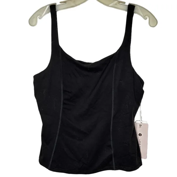 Love‎ Tree Black Workout Tank Top nwt - Image 2