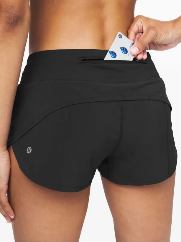 Lululemon speed up shorts black 10 - Image 2