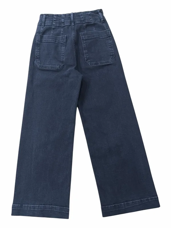 Pilcro Anthropologie The Skipper Black Wide Leg Jeans - Image 2