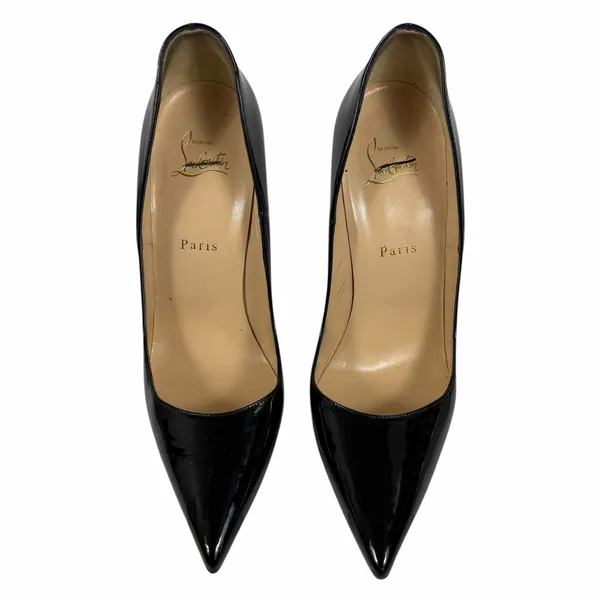 Christian Louboutin So Kate 120 Patent Leather Pump Black Size 40.5 - Image 6