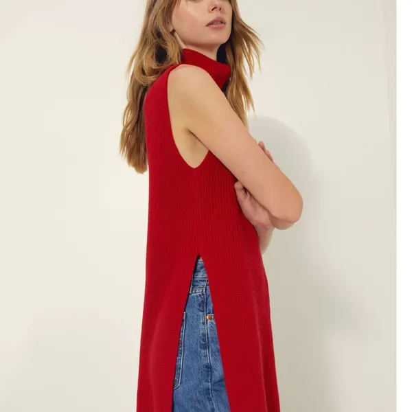 Aritzia Wilfred Durandal Sleeveless Funnel-neck Sweater - Image 4
