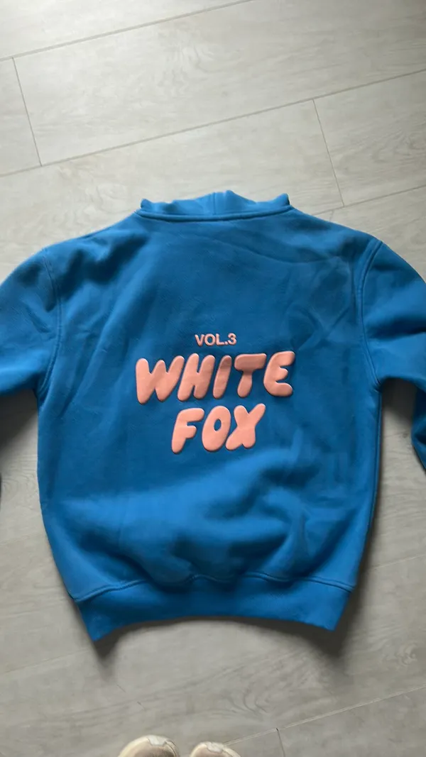 White Fox Boutique Hoodie Blue - Image 2