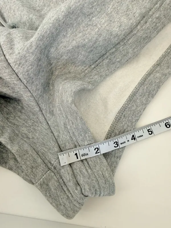 Nike Phoenix Fleece High Waisted 2” Loose Fit Shorts Light Gray - Image 9