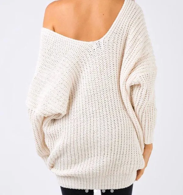Off The Shoulder Sweater - Image 3