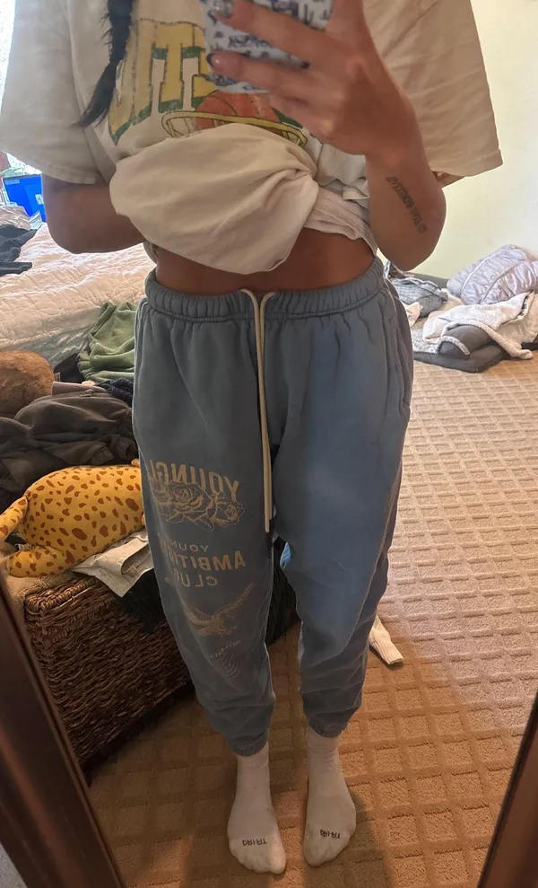 Blue youngla young ambitious club joggers - Image 4