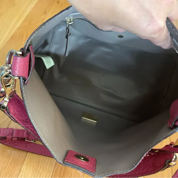 Kate Spade Raspberry Leather Shoulder Bag - Image 13