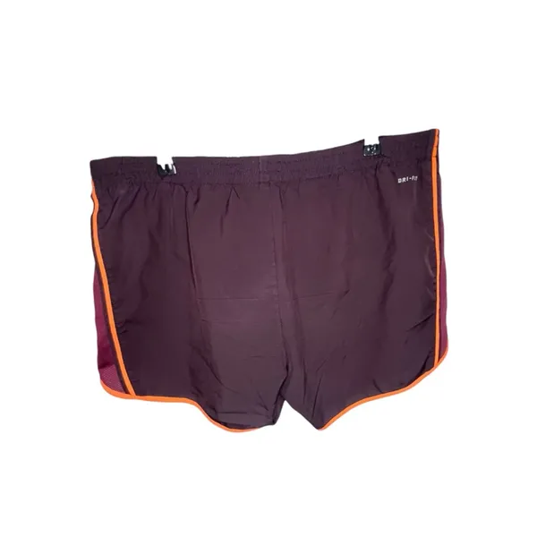 Nike Maroon And Orange Tie String Lightweight Athletic Running Shorts - Image 4