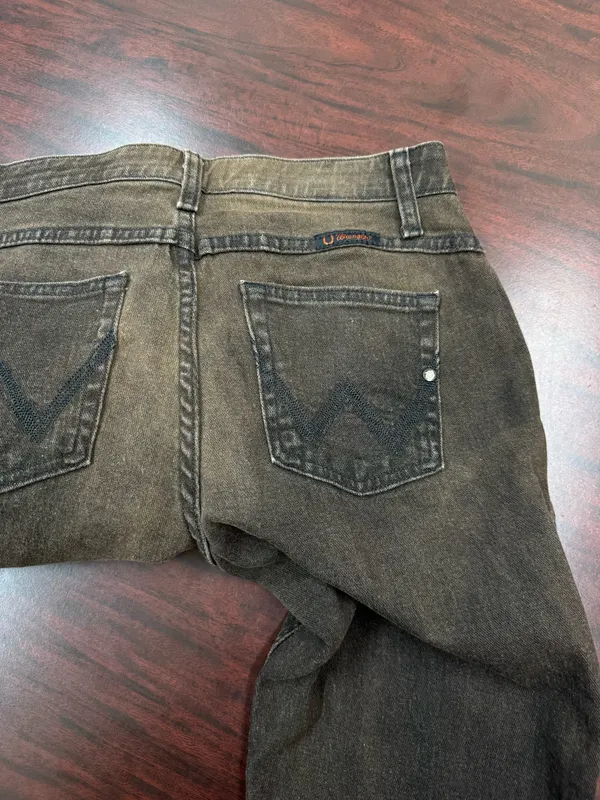 Wrangler Q-Baby Cowboy Cut Ultimate Riding Jeans Size 5/6x30 - Image 4