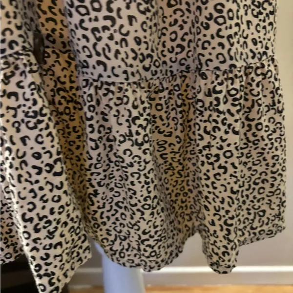 Japna Black and Cream Spaghetti Strap Mini Dress Size M - Image 8