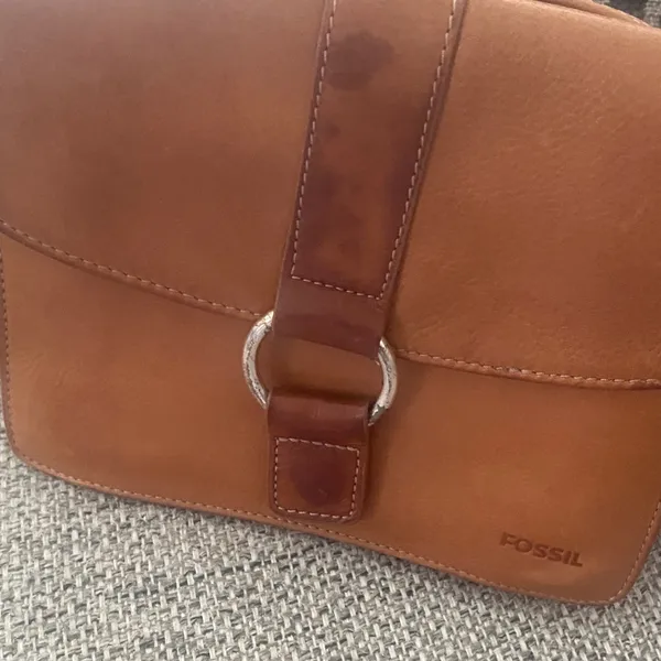 Fossil Tan Crossbody Bag - Image 12