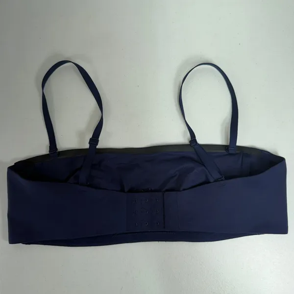 Aerie 36B Smoothez Bandeau Bra Navy Blue Wireless Removable Straps Seamless - Image 5
