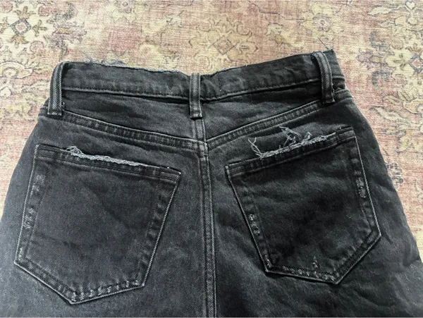 Abercrombie Jeans Dad High-Rise Black - Image 5