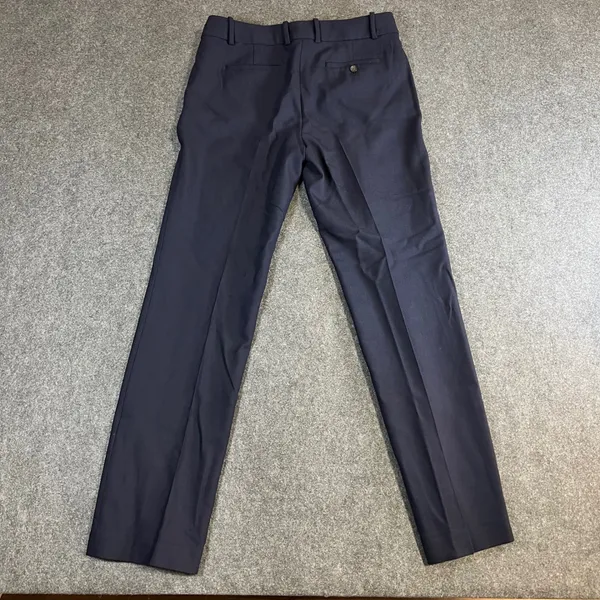 J.Crew‎ Navy Blue Wool Blend Straight Leg Dress Pants Trousers Womens Size 6 - Image 2