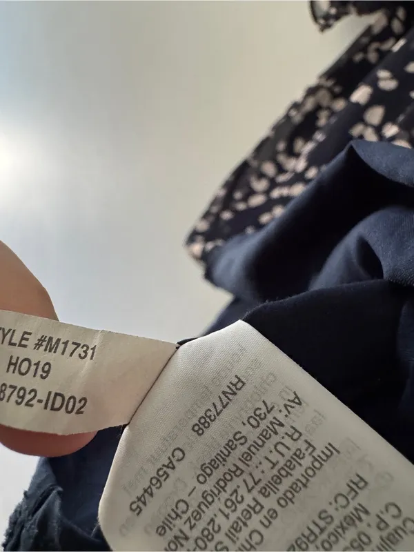 Madewell Memento Short Ruffle Sleeve Drifting Petals Top Style M1731 - Image 6