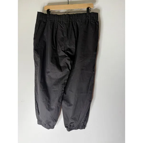 Halara‎ Mid Rise Casual Cotton Joggers Pockets in Black Sz XL Petite NWT - Image 2