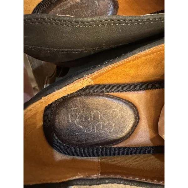 Franco Sarto "Jeena"‎ Loafer Women's Genuine Suede Leather Shoes (Black) Tom's - Image 10